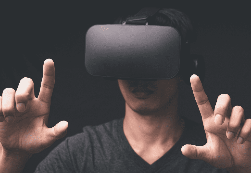 metavers : casque de réalité virtuelle
